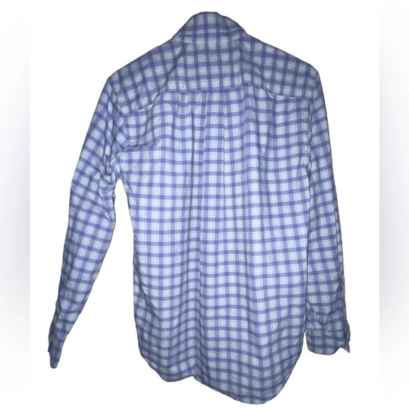 Vineyard Vines Performance Classic Fit Murray Shirt Size XS Light Purple Plaid - Picture 4 of 8